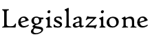 Legislazione
